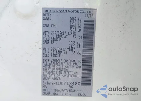 2018 Nissan Rogue S from USA, damaged, VIN 5N1AT2MT2JC718480